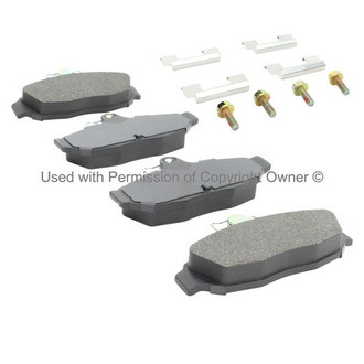 Quality-Built® - Premium New Semi-Metallic Rear Disc Brake Pads