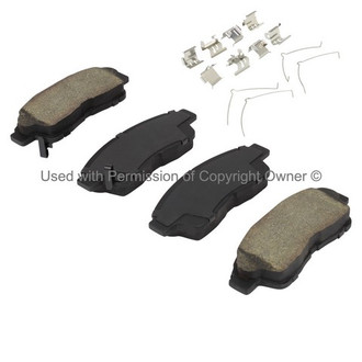 Quality-Built® - Premium New Semi-Metallic Front Disc Brake Pads