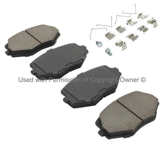 Quality-Built® - Premium New Ceramic Front Disc Brake Pads