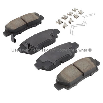 Quality-Built® - Premium New Ceramic Rear Disc Brake Pads