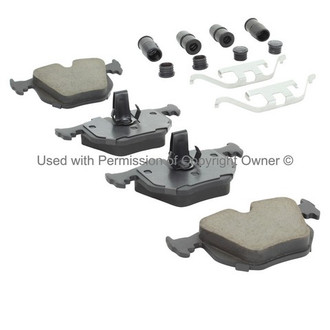 Quality-Built® - Premium New Semi-Metallic Rear Disc Brake Pads