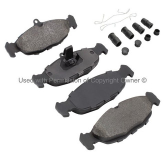 Quality-Built® - Premium New Semi-Metallic Rear Disc Brake Pads