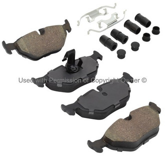 Quality-Built® - Premium New Semi-Metallic Rear Disc Brake Pads
