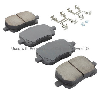 Quality-Built® - Premium New Ceramic Front Disc Brake Pads