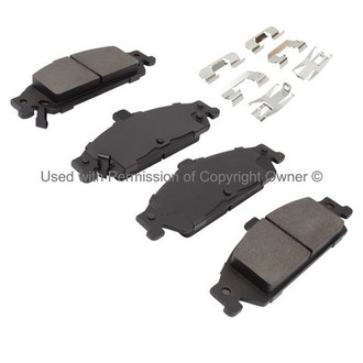 Quality-Built® - Premium New Semi-Metallic Front Disc Brake Pads