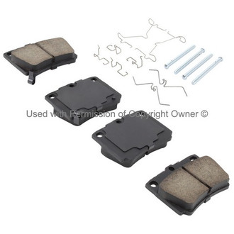 Quality-Built® - Premium New Ceramic Rear Disc Brake Pads