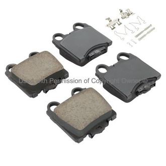Quality-Built® - Premium New Ceramic Rear Disc Brake Pads