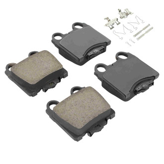Quality-Built® - Premium New Semi-Metallic Rear Disc Brake Pads