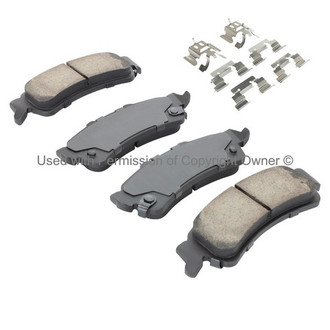 Quality-Built® - Premium New Ceramic Rear Disc Brake Pads