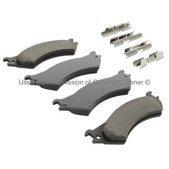 Quality-Built® - Premium New Semi-Metallic Rear Disc Brake Pads