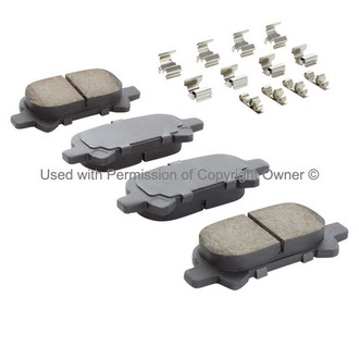 Quality-Built® - Premium New Ceramic Rear Disc Brake Pads
