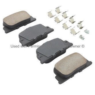 Quality-Built® - Premium New Ceramic Rear Disc Brake Pads