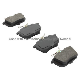 Quality-Built® - Premium New Semi-Metallic Rear Disc Brake Pads