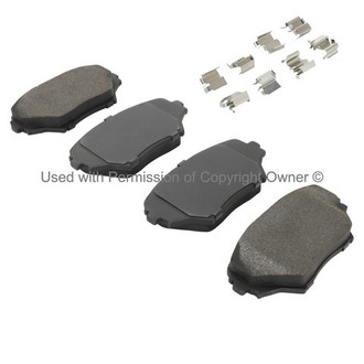 Quality-Built® - Premium New Ceramic Front Disc Brake Pads