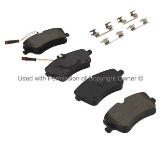 Quality-Built® - Premium New Semi-Metallic Front Disc Brake Pads