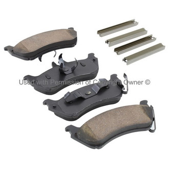 Quality-Built® - Premium New Semi-Metallic Rear Disc Brake Pads