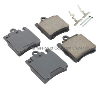 Quality-Built® - Premium New Semi-Metallic Rear Disc Brake Pads