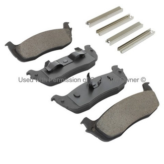 Quality-Built® - Premium New Ceramic Rear Disc Brake Pads