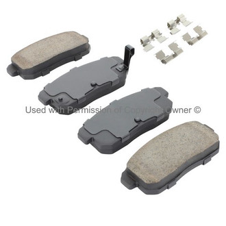 Quality-Built® - Premium New Ceramic Rear Disc Brake Pads