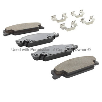 Quality-Built® - Premium New Ceramic Rear Disc Brake Pads