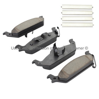 Quality-Built® - Premium New Ceramic Rear Disc Brake Pads