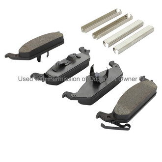 Quality-Built® - Premium New Semi-Metallic Rear Disc Brake Pads