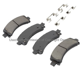 Quality-Built® - Premium New Semi-Metallic Rear Disc Brake Pads