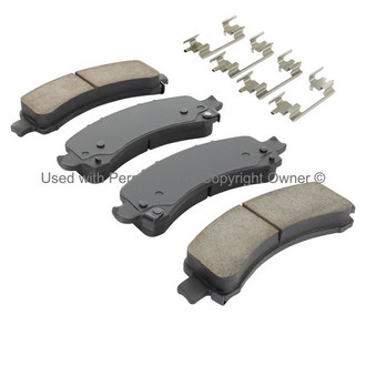 Quality-Built® - Premium New Ceramic Rear Disc Brake Pads