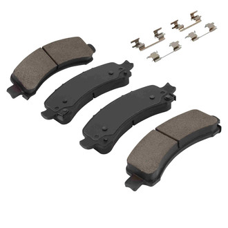 Quality-Built® - Premium New Semi-Metallic Rear Disc Brake Pads