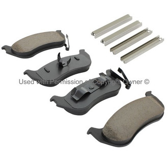 Quality-Built® - Premium New Ceramic Rear Disc Brake Pads