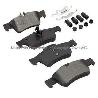 Quality-Built® - Premium New Semi-Metallic Rear Disc Brake Pads