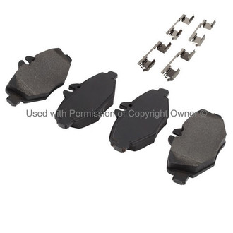 Quality-Built® - Premium New Semi-Metallic Front Disc Brake Pads
