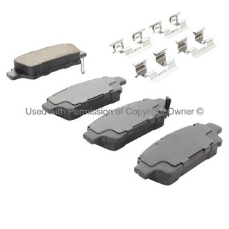 Quality-Built® - Premium New Ceramic Rear Disc Brake Pads