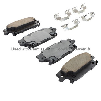 Quality-Built® - Premium New Ceramic Rear Disc Brake Pads