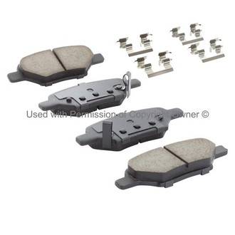 Quality-Built® - Premium New Ceramic Rear Disc Brake Pads
