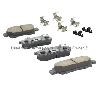 Quality-Built® - Premium New Ceramic Rear Disc Brake Pads