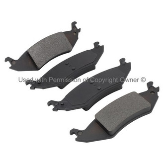 Quality-Built® - Premium New Semi-Metallic Rear Disc Brake Pads