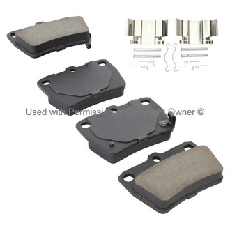 Quality-Built® - Premium New Ceramic Rear Disc Brake Pads