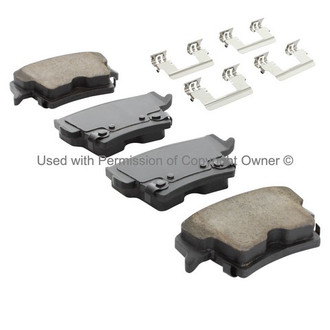 Quality-Built® - Premium New Ceramic Rear Disc Brake Pads