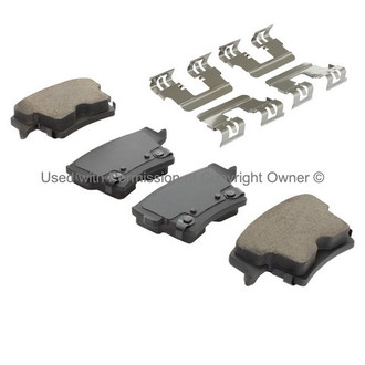 Quality-Built® - Premium New Ceramic Rear Disc Brake Pads