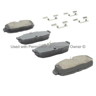 Quality-Built® - Premium New Ceramic Rear Disc Brake Pads