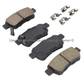 Quality-Built® - Premium New Ceramic Rear Disc Brake Pads