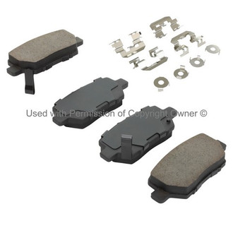 Quality-Built® - Premium New Ceramic Rear Disc Brake Pads