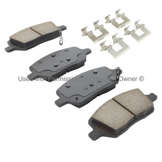 Quality-Built® - Premium New Ceramic Rear Disc Brake Pads