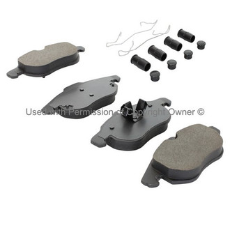 Quality-Built® - Premium New Semi-Metallic Front Disc Brake Pads