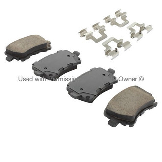 Quality-Built® - Premium New Ceramic Rear Disc Brake Pads