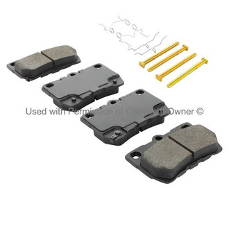 Quality-Built® - Premium New Ceramic Rear Disc Brake Pads