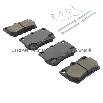 Quality-Built® - Premium New Semi-Metallic Rear Disc Brake Pads