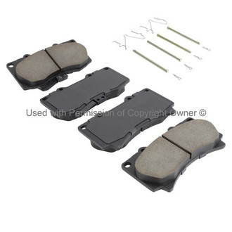 Quality-Built® - Premium New Ceramic Front Disc Brake Pads