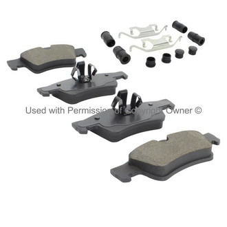 Quality-Built® - Premium New Semi-Metallic Rear Disc Brake Pads